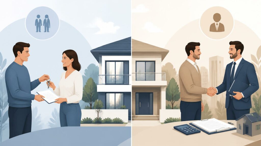 achat entre particulier ou agence immobilière